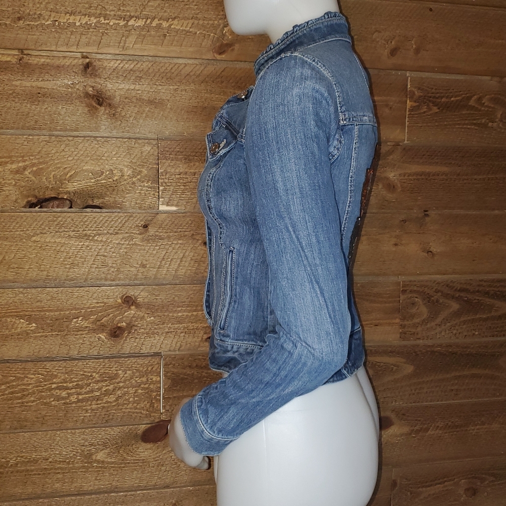 Stephen King It Customized Jean Jacket Size 0 - Picture 11 of 16